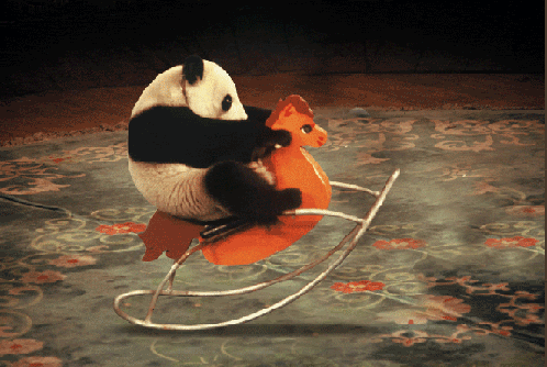 Simpatica foto osito panda jugando imagenes de osito panda